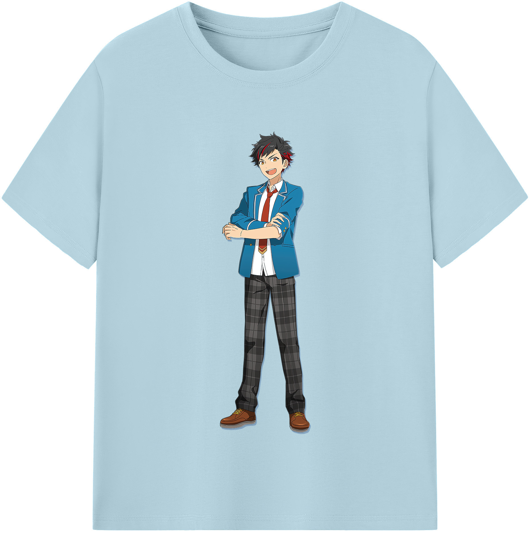 （画像用） あんさんぶるスターズ! Ensemble Stars 綿100％半袖Tシャツ（フロントプリント）